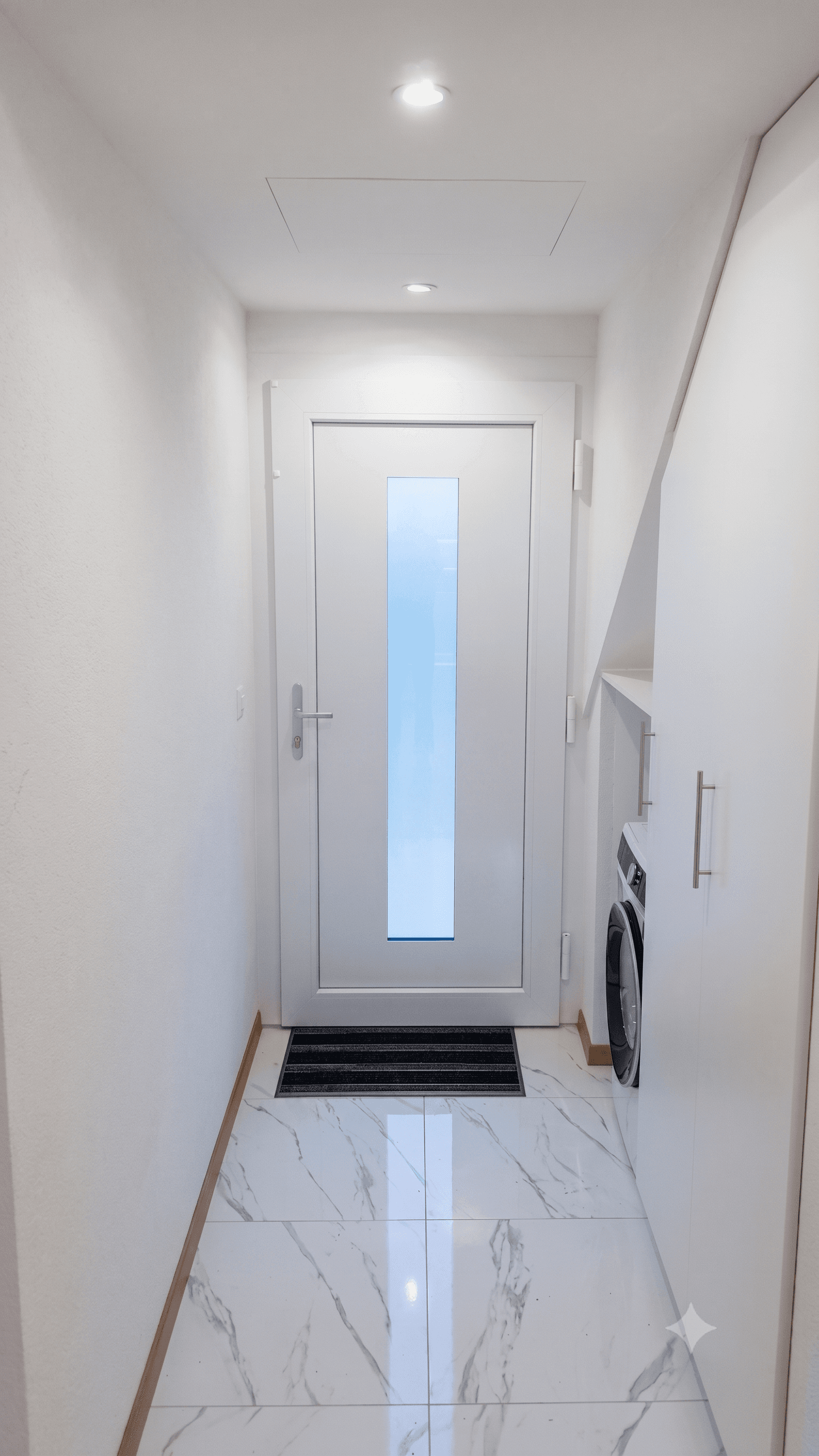 First floor studio entrance hallway